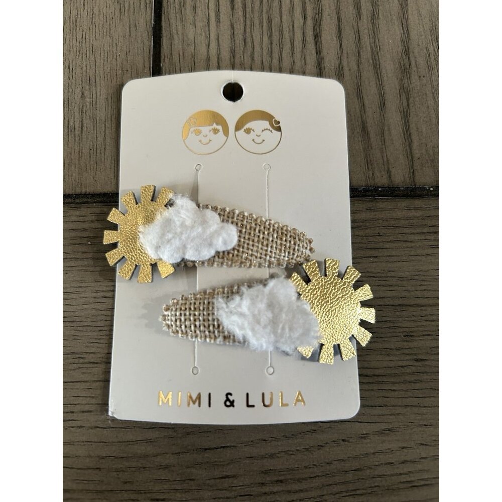 Mimi & Lula Set of 2 Hair Clips Hair Style Light Pastel New